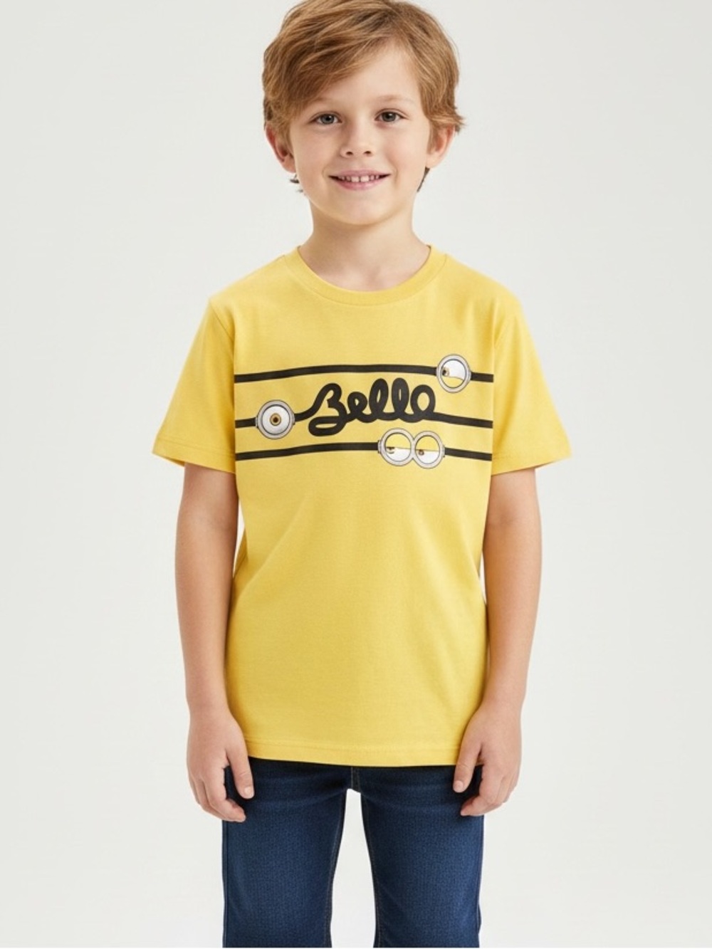Universal Studios Singapore  Minion Yellow Graphic Tee for Kids- Small